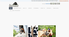 Desktop Screenshot of northwoodsanimal.com